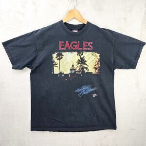 Vintage The Eagles Hotel California Shirt XL 2005 Y2K Rock & Death Embroidered